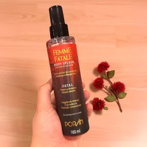 Body Splash Femme Fatale Fatale 160ml - Laranja, Amêndoa e Flor de Bergamota - Porán